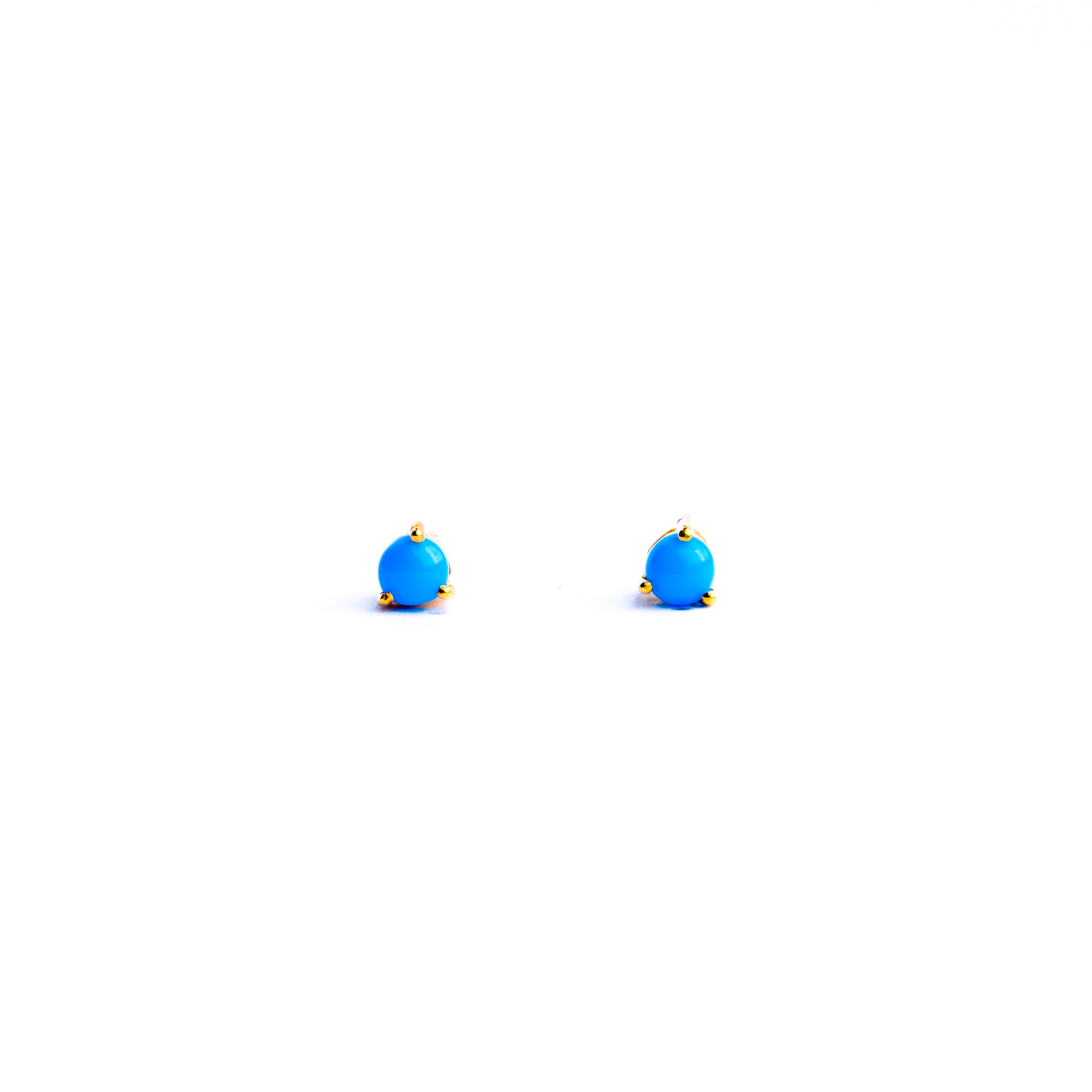 Cherry Turquoise Studs