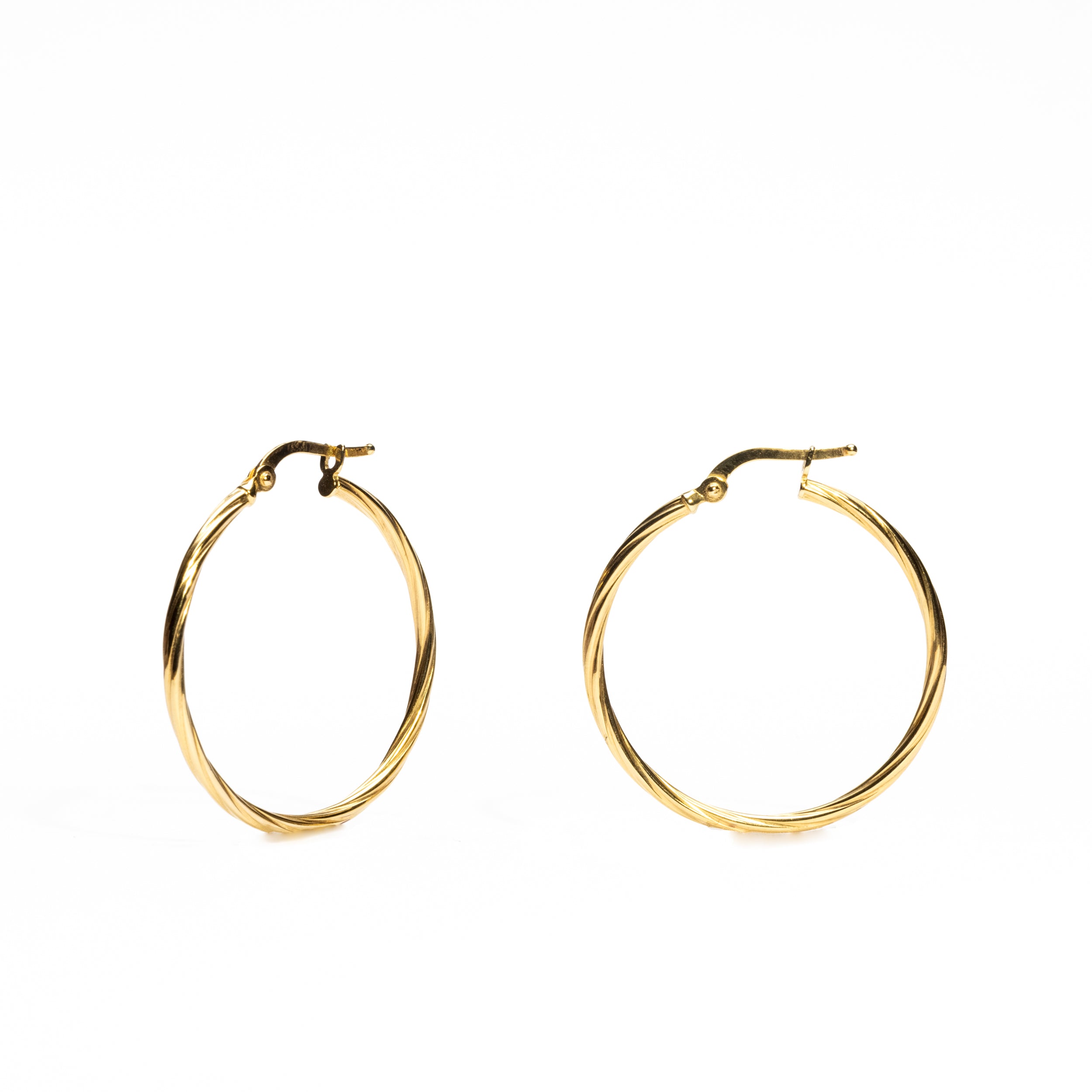 Twisted Big Hoops