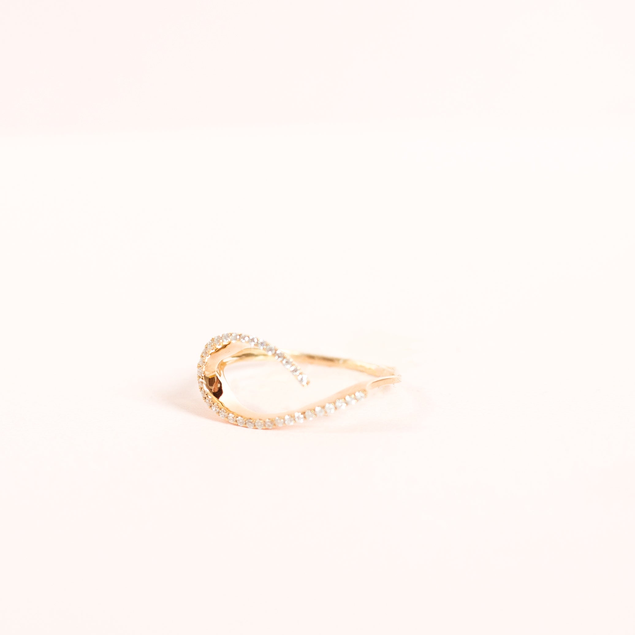 Leila Diamond Wave Ring