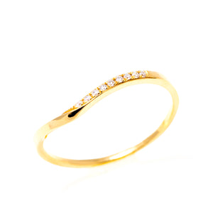 Open image in slideshow, Bella Diamond Stackable Ring
